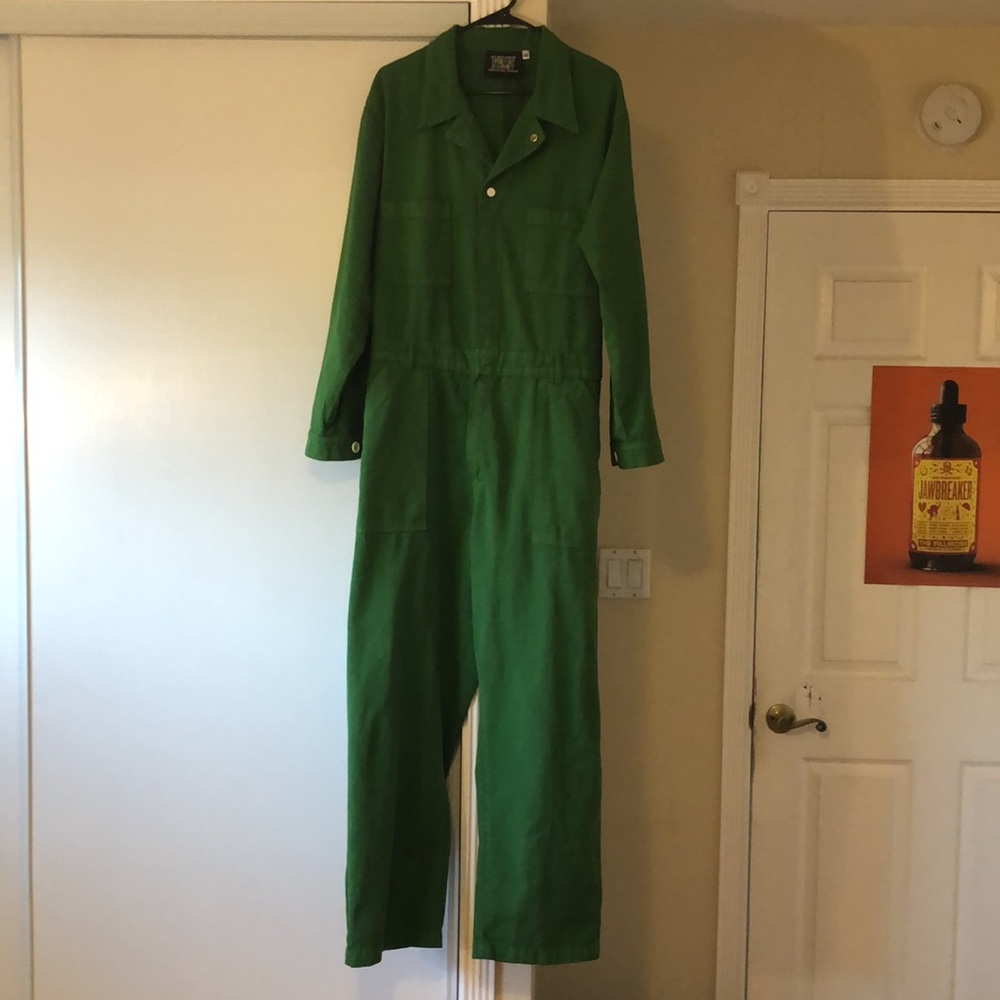 Forest Green BBP Big Bud Press Long Sleeve everyday Jumpsuit Coveralls 2XL